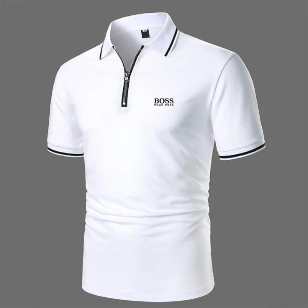 Polo con zip